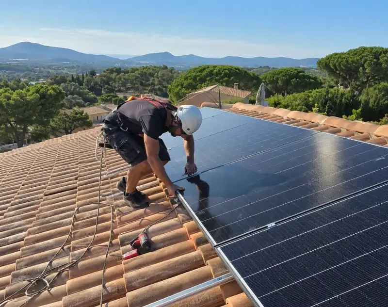 Installateur panneaux solaires La Roque-Esclapon — pose photovoltaïque sur toiture